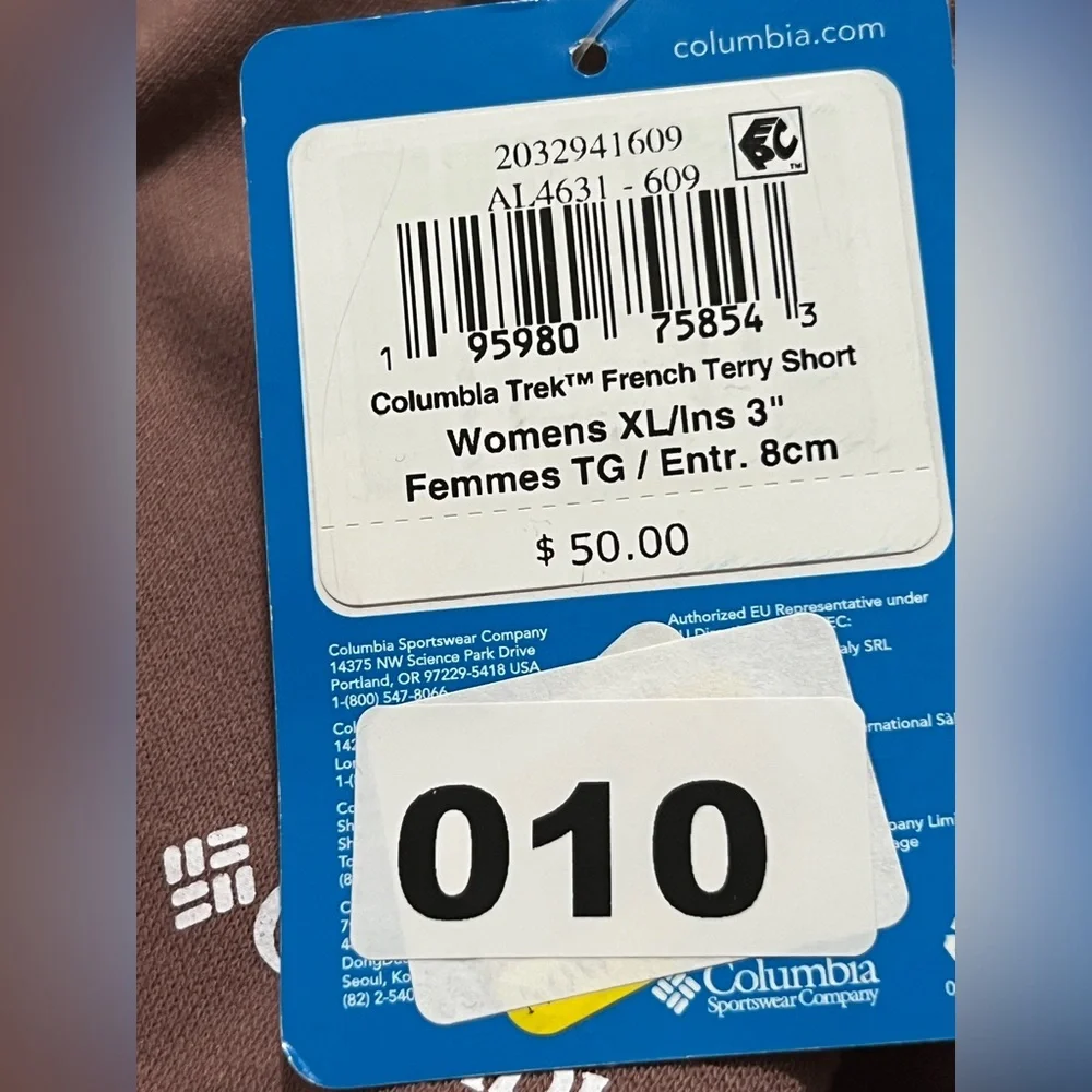 Columbia sport women’s French Terry 3” Inseam Shorts size XL mauve‎ purple pink - Picture 11 of 12